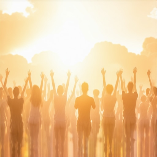 Community Engagement in Local SEO People participating in a local event with active social media sharing