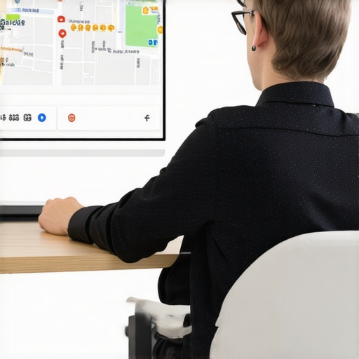 Effective Review Management for Map Visibility Business owner engaging with customer reviews on Google Maps