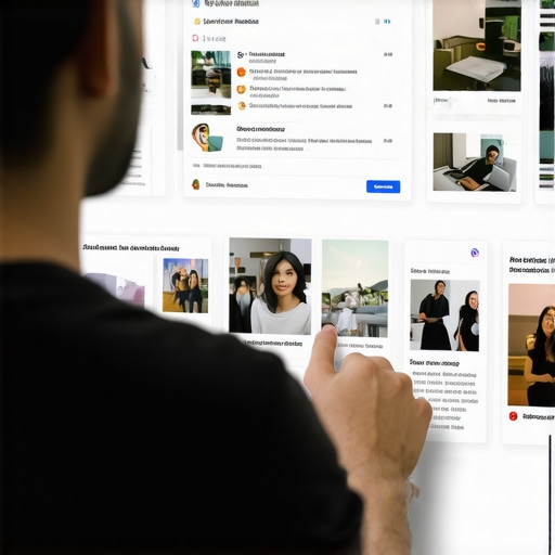Business owner optimizing Google Maps listing with photos and details