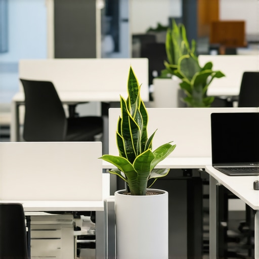 Inside a shared office space with branded office suites and communal areas