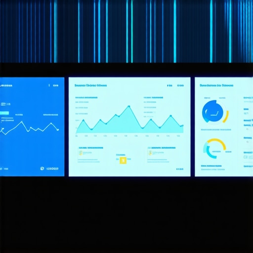 Smart Foot Traffic Analytics for Local SEO Retail store equipped with sensors and data analytics screens showing customer movement