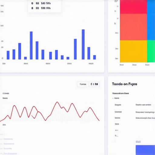 Screenshot of spatial analytics dashboards used for local map ranking management.