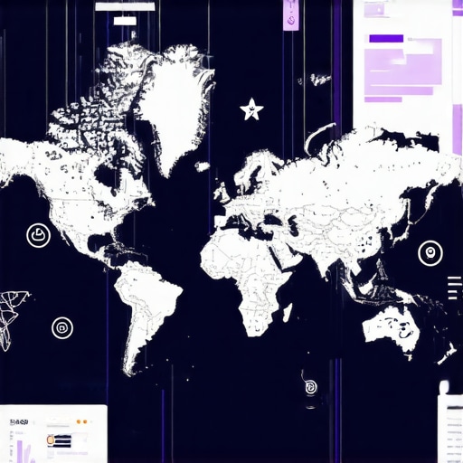 A montage of dashboards, automation tools, and local engagement symbols