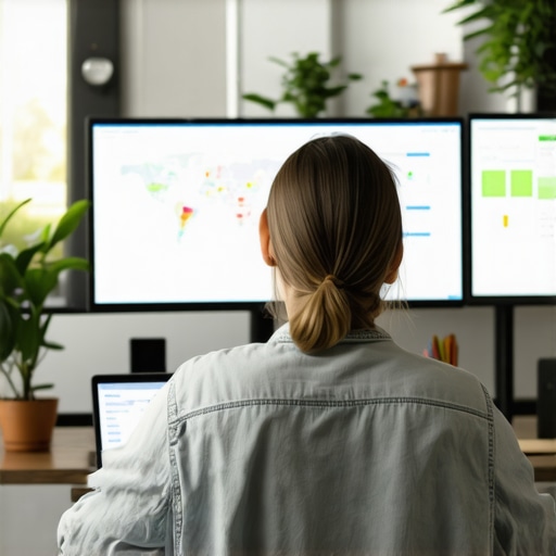 Effective Tools for Local Map Visibility Maintenance SEO professional managing local search tools in a workspace