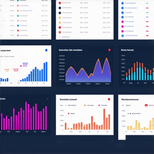 A digital dashboard displaying local SEO metrics and analytics, emphasizing tools for maintaining search visibility